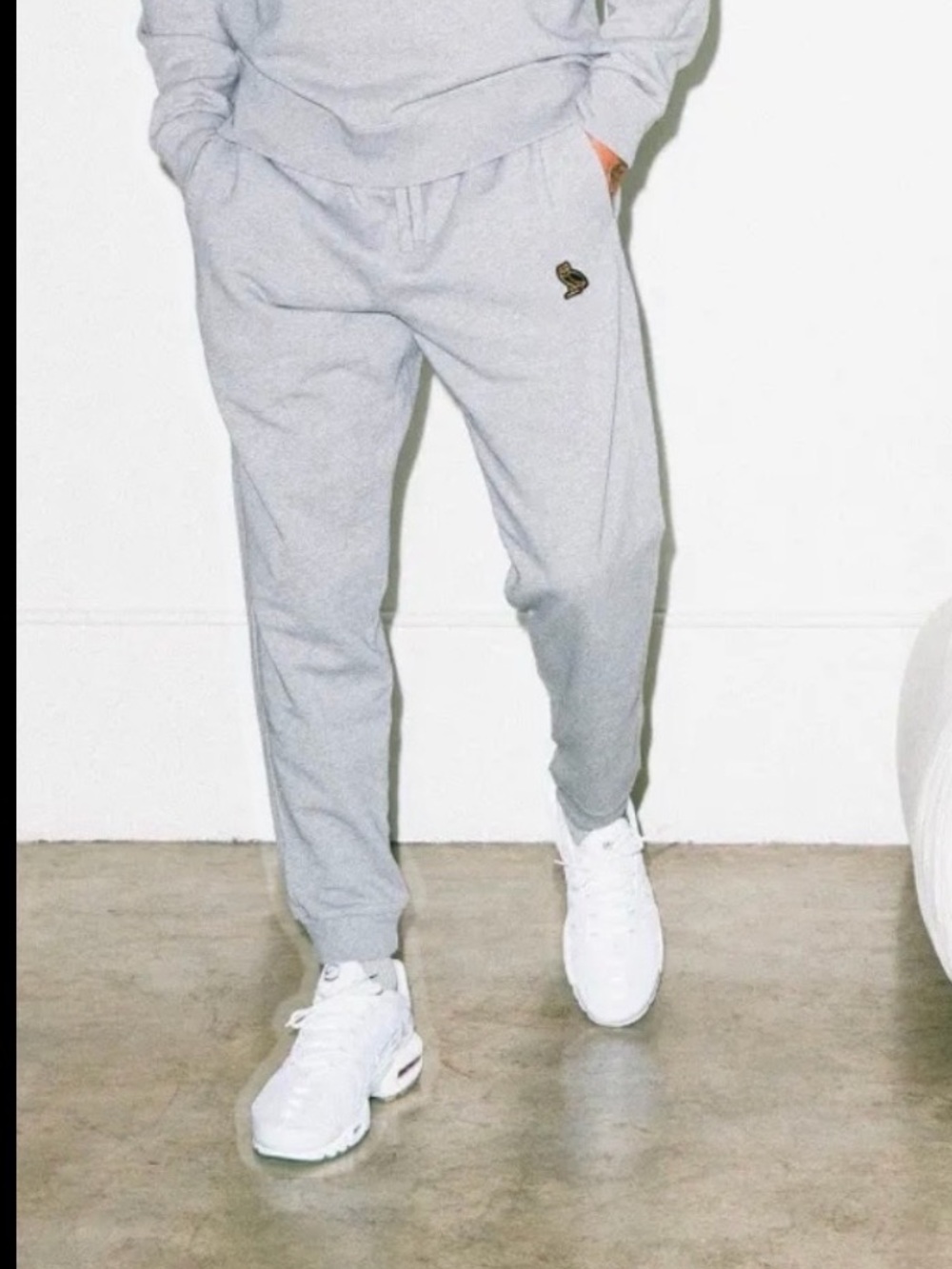 OVO Octobers Very Own Gray Jogger Sweatpants Size XS Made in Canada Drake OVO